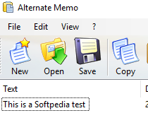Alternate Memo Screenshot