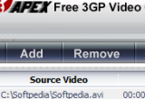 Apex Free 3GP Video Converter Screenshot