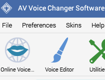 AV Voice Changer Software Diamond Screenshot