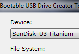 Bootable USB Drive Creator Tool Screenshot