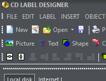 CD Label Designer Screenshot