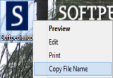 Copy File Name Screenshot