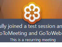 GoToMeeting Screenshot