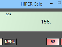 HiPER Calc Screenshot