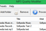 MP3 Quality Modifier Screenshot