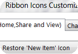 Ribbon Icons Customizer Screenshot