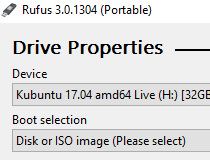 Rufus Portable Screenshot