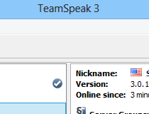 TeamSpeak Client Screenshot