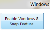 Windows 8 Snap Enabler Screenshot